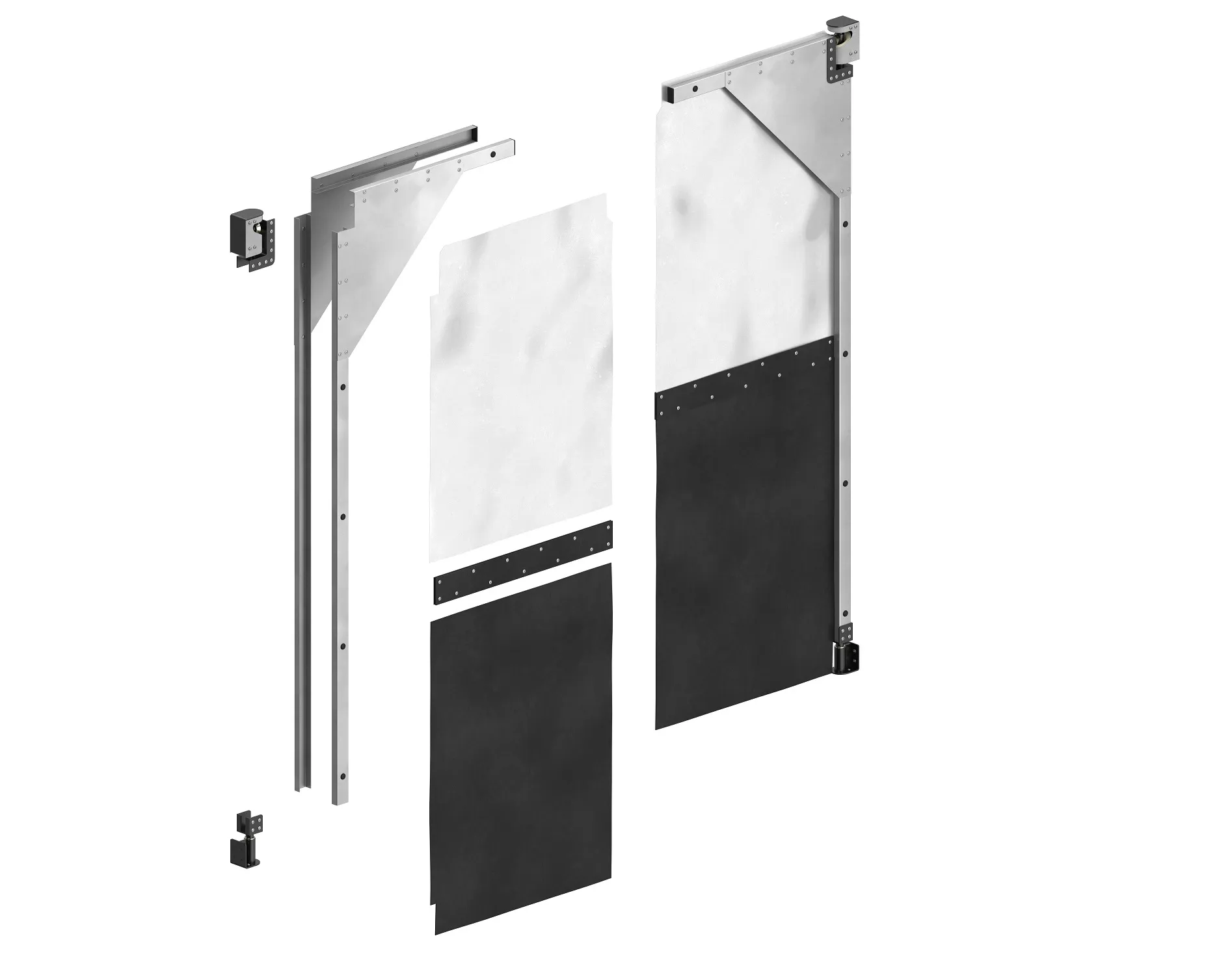 Маятниковые двери ПВХ (МД ПВХ, МДД ПВХ)