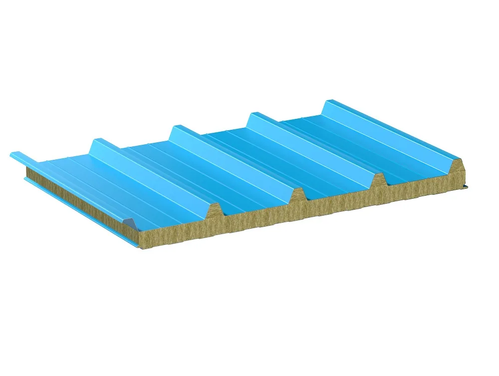 Кровельные сэндвич-панели с минеральной ватой