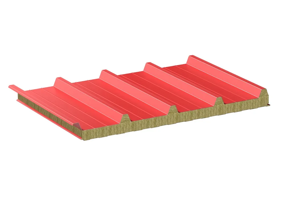 Кровельные сэндвич-панели с минеральной ватой