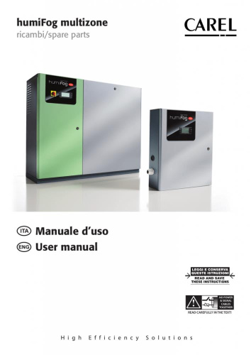 UAKT005012 Комплект: 0,5 м трубки и адаптер 1/2", CAREL