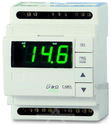 FCM00NTC00 Ведущий Контроллер FCM, 2 входа для датчик NTC, со звуковым сигналом и ИК-приемником для монтажа в DIN-рейку, 24В перем/пост