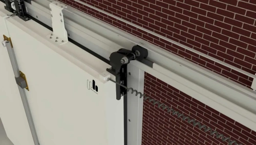 Откатные двустворчатые двери (ОДД)