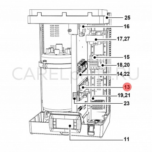 UEY15L0200 Блок управления CAREL (См Аналоги. Программируется по запросу из арт. UEY0000200)