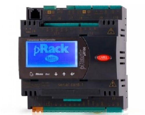 PRK1R1X3B0 Контроллер pRack-100 Compact для холодильных централей, управление компрессорами и конденсаторами, pGD1, RS485, 2 SSR, комплект разъемов