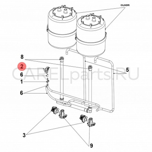 KITVC10140 Клапан питающий CAREL