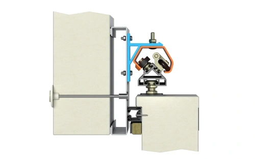 Противопожарные откатные ворота ОВ П