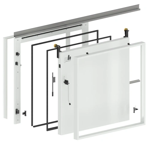 Откатные противопожарные двери (ОД П)