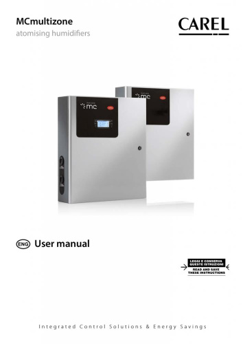 MCKA230H00 Комплект воздушная линия CAREL пропорциональный контроллер, 230 кг/ч