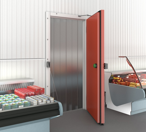 Распашные противопожарные двери (РДОП П)