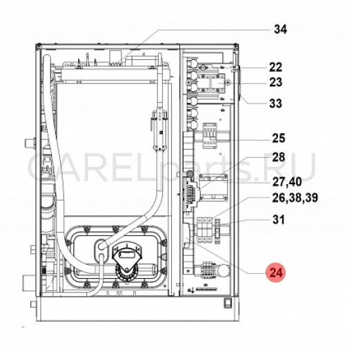 THP00A0000 Защитный термостат CAREL