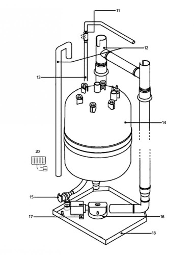 KITTC00000 Трубка подачи CAREL