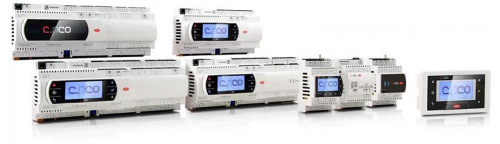 P+P000UB00EF0R Контроллер для холодильных централей c.PCO Rack, версия "BASIC", без твердотельного реле, RS485, USB, no SSR, монтаж "в панель", с дисплеем