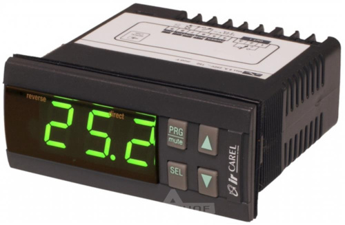 IR32V0L000 Контроллер ir32 для климатической техники, 2 входа для датчиков NTC, 1 реле, питание 12/24 В, перем./пост., звуковой сигнал, ИК, монтаж в панель