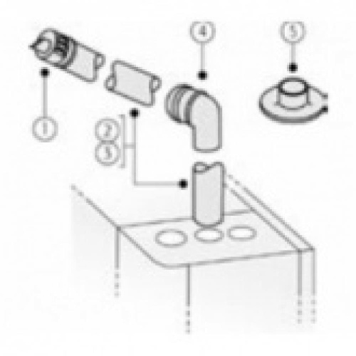 EXHD080000 Т-образный разветвитель CAREL