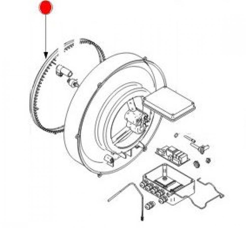 UCKCD00000 Кольцо для электродвигателя CAREL
